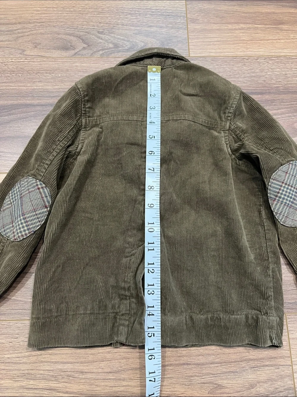 Genuine Kids from Oshkosh Blazer Plaid Patch Pockets in Brown Size 3T